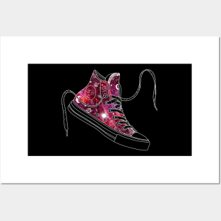 Aries high tops - Space canvas Posters and Art